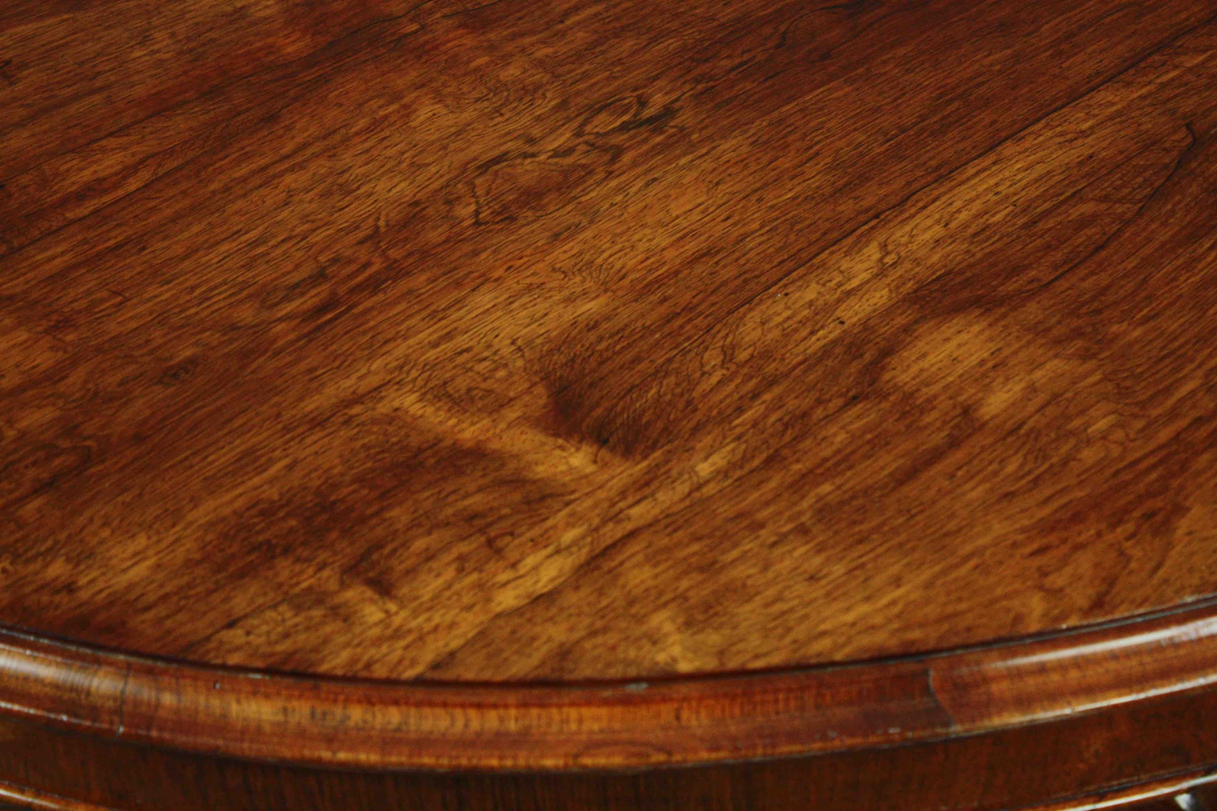 Dining table, Victorian rosewood with tilt top action. H.73 W.140 D.108cm. - Image 10 of 10