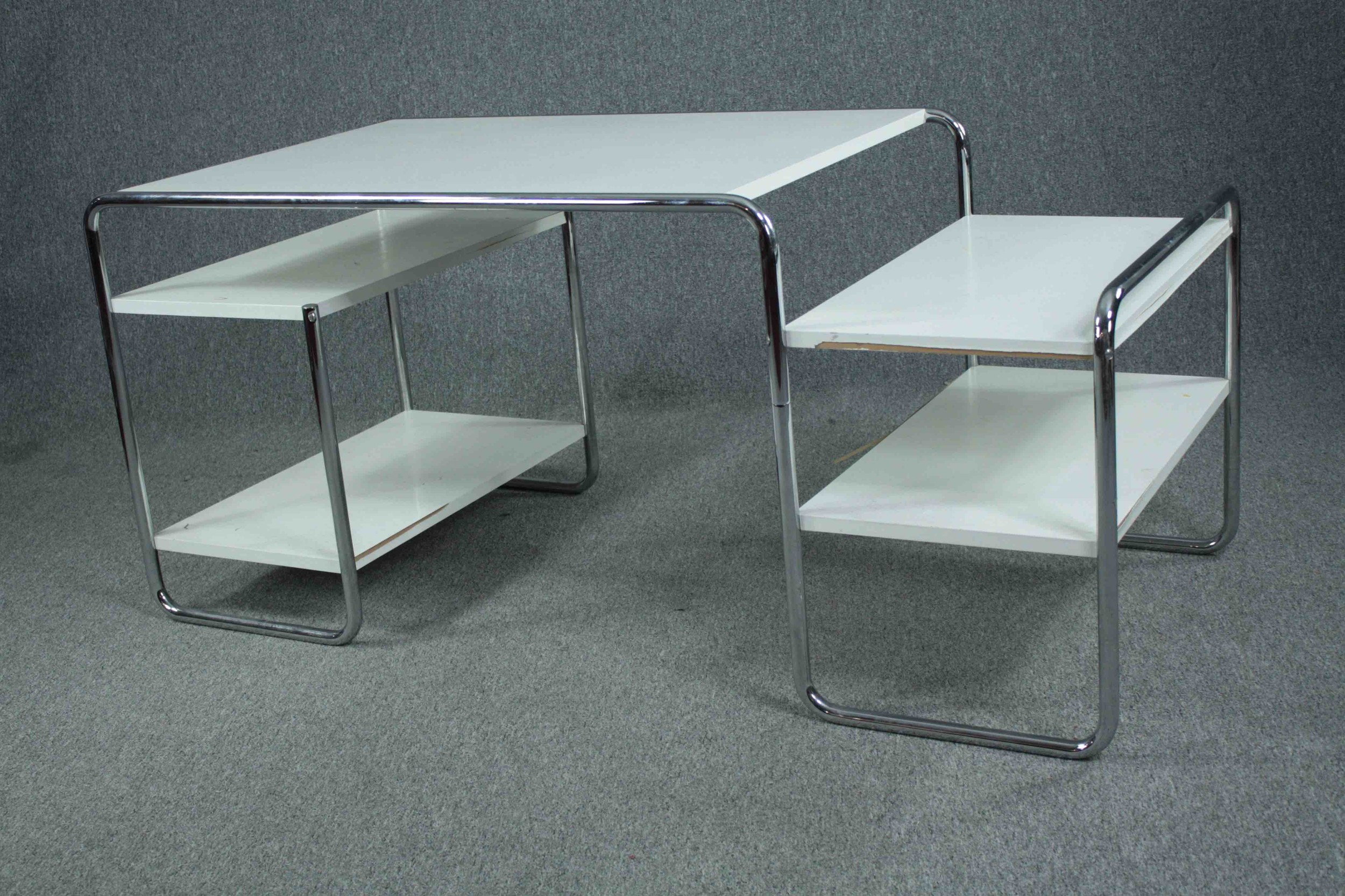 After Marcel Breuer, a contemporary S285 desk by Thonet. H.74 W.162 D.76cm. - Image 3 of 6