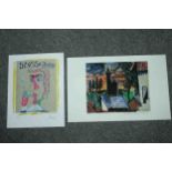 Two Picasso prints each printed and stamped by the Picasso estate. Numbered edition of 750. H.33 W.