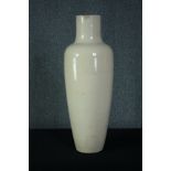 A large porcelain vase signed on the base by the maker. H.82 cm.