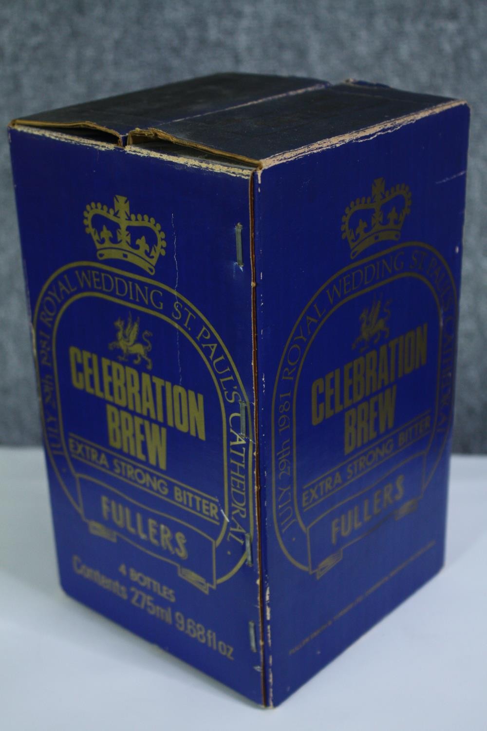 A box of four bottled beers issues by Fullers to celebrate the Royal Wedding of Prince Charles and - Image 2 of 5