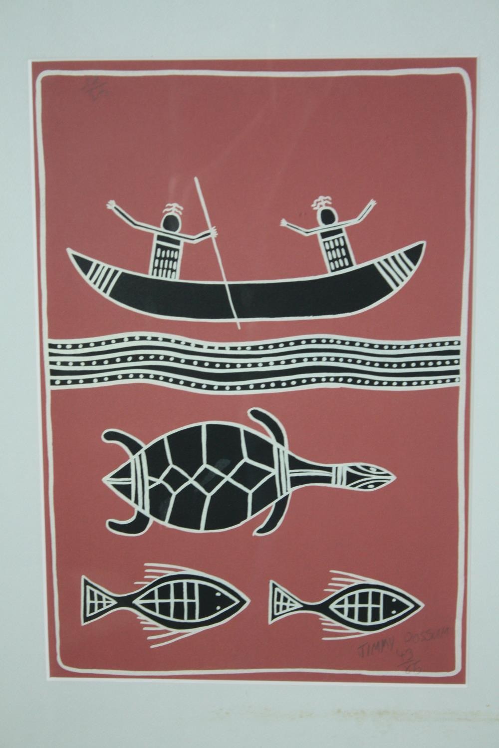 Jimmy Possum (Australian). Indigenous Art. Both printed in a limited edition of 85 copies. Both - Image 3 of 7