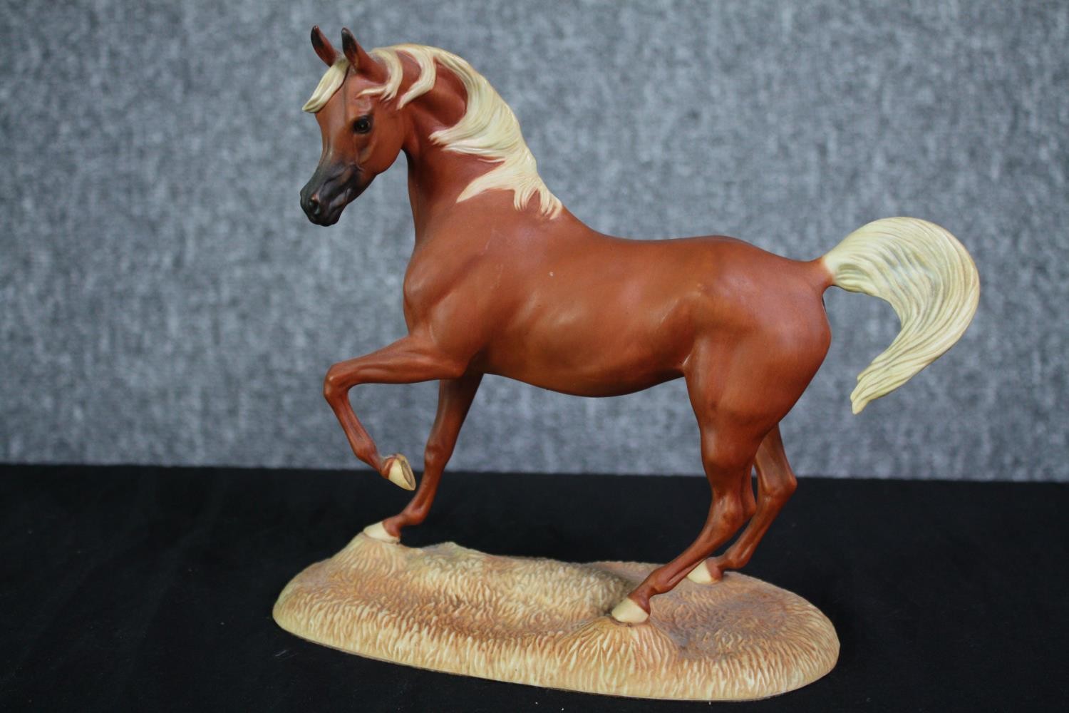 Two ceramic horses, a Pamela du Boulay My Friend Flicka model of a horse along with a Lenox 1989 ' - Image 3 of 6