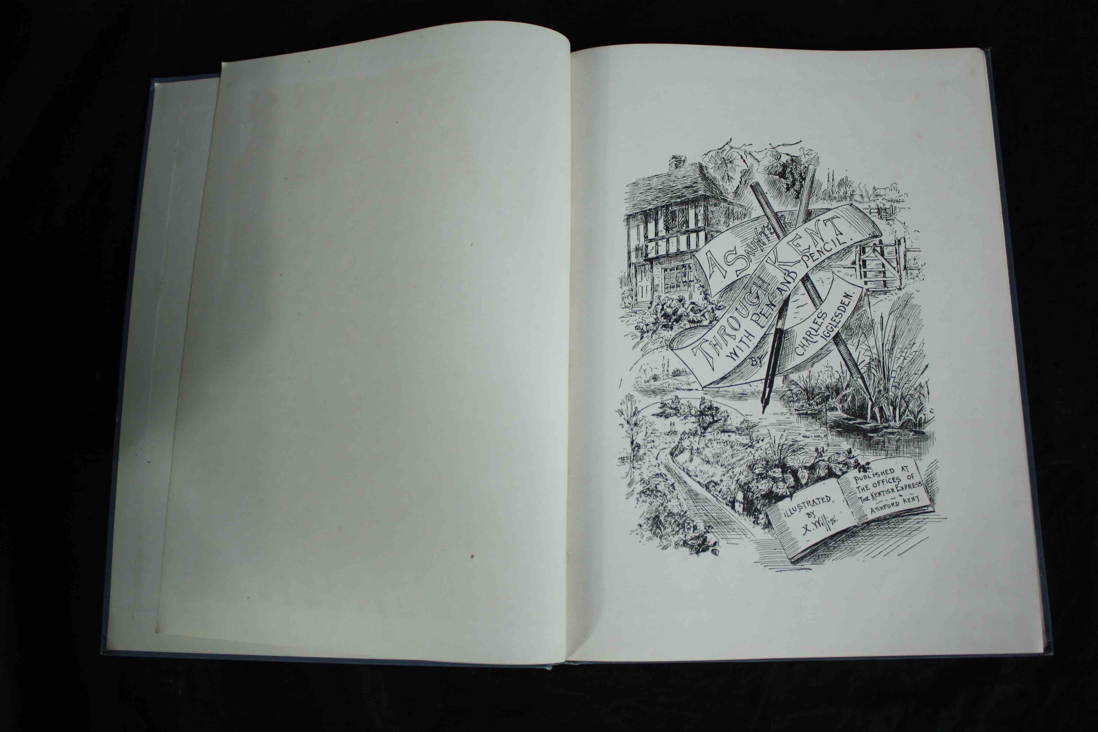 Charles Igglesden. A Saunter Through Kent with Pen & Pencil. A collection of ten volumes. Undated - Image 4 of 4