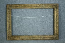 A large and well detailed gilt frame. H.86 W.120 cm.