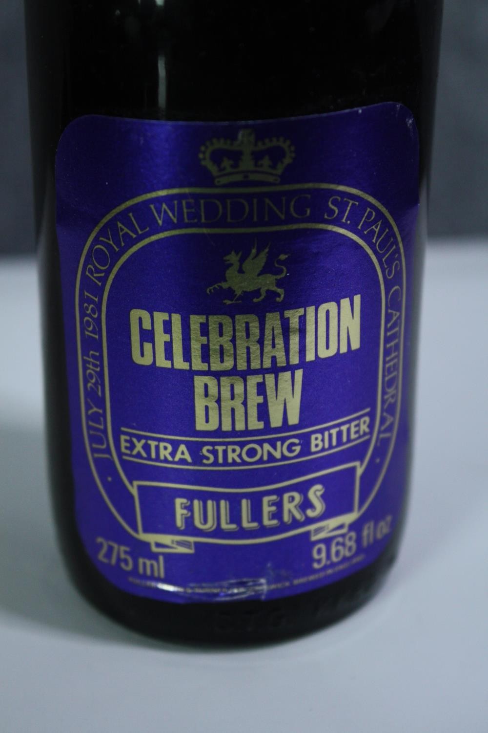 A box of four bottled beers issues by Fullers to celebrate the Royal Wedding of Prince Charles and - Image 5 of 5