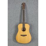 Ashbury Acoustic Guitar. Model number 5220. Made in Vietnam. 108 cm.