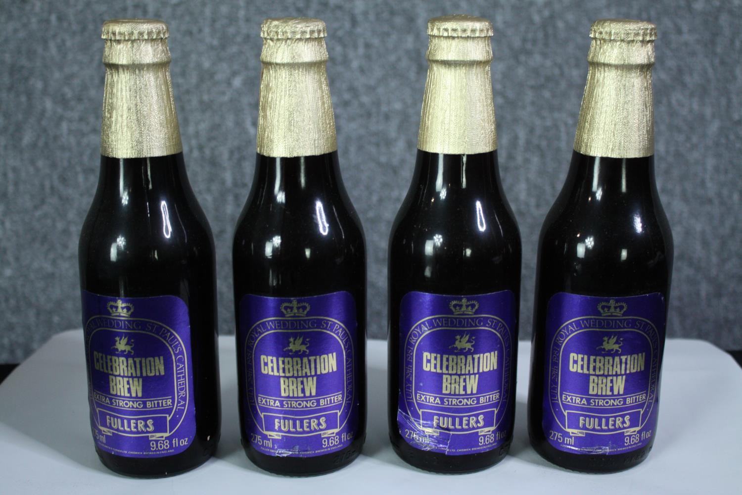 A box of four bottled beers issues by Fullers to celebrate the Royal Wedding of Prince Charles and - Image 3 of 5