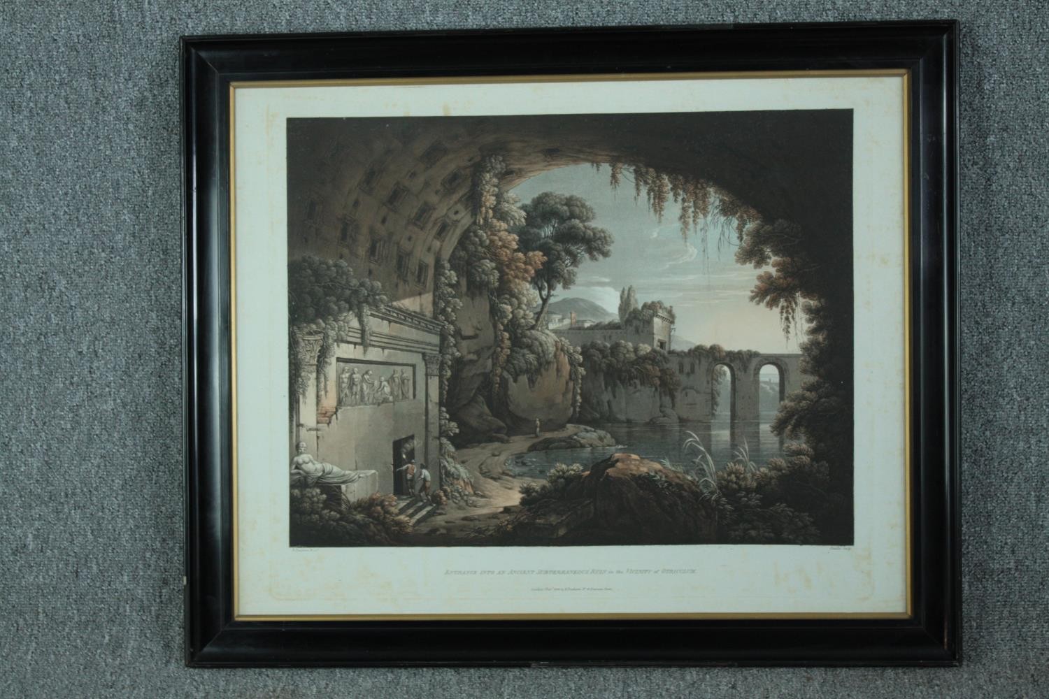 William Pickett. Entrance into an Ancient Subterraneous Ruin in Vicinity of Otriculum. Published - Image 6 of 8