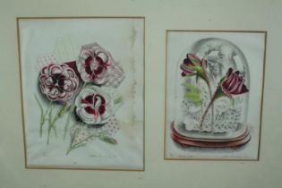 John Farleigh CBE (British. 1900 –1965). Two prints titled 'Moss Rose'. Each from an edition of