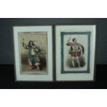 Opera. Two nineteenth century prints. H.47 W.37 cm. (each)