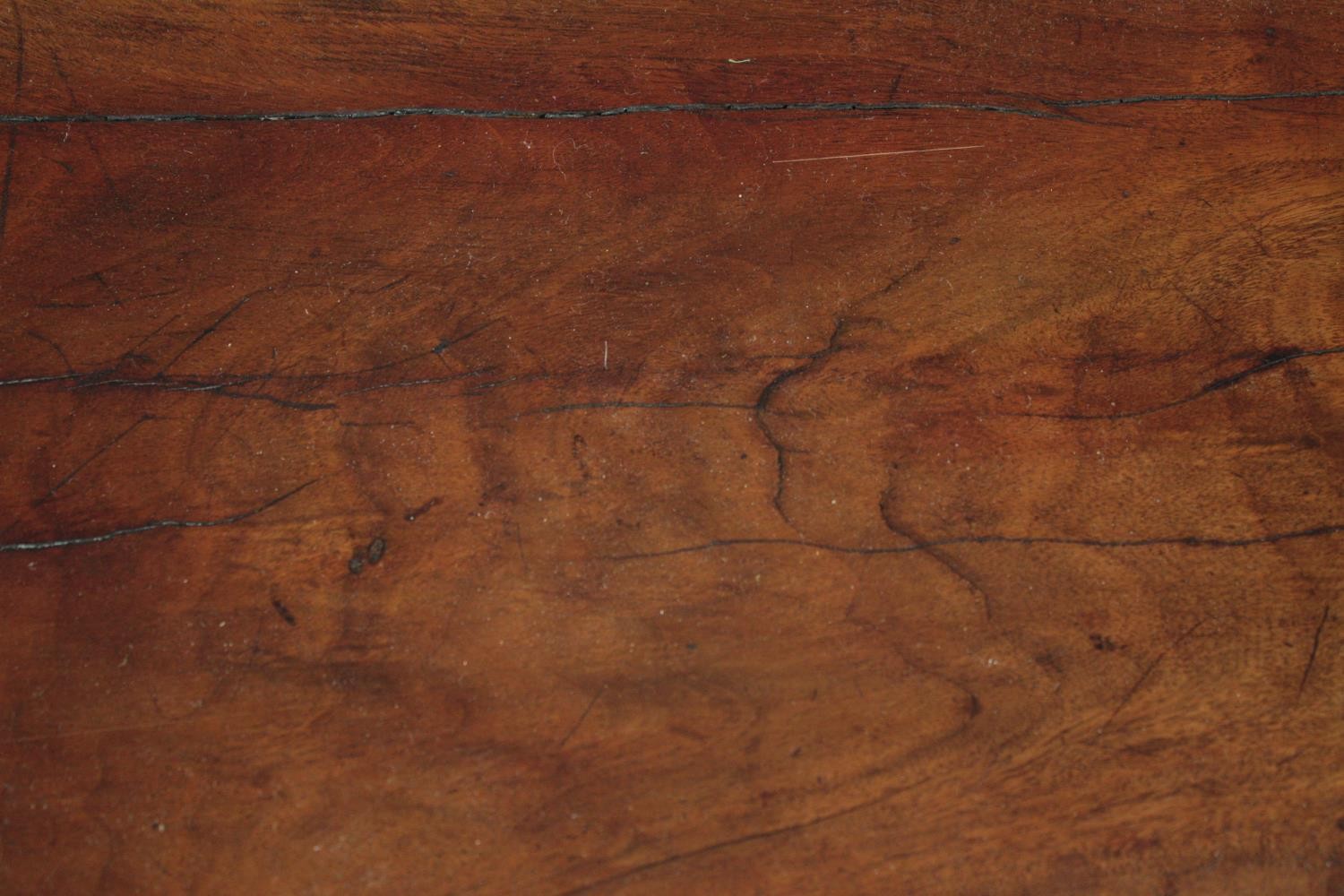 Chest of drawers, Georgian mahogany and satinwood inlaid. Small sized, converted from a commode. H. - Image 6 of 6