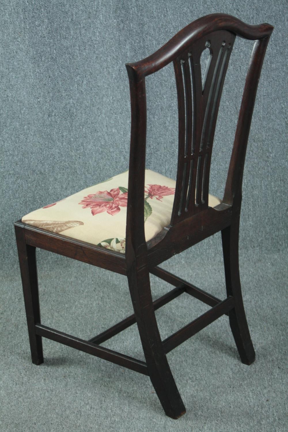 Dining chair, Georgian mahogany. - Image 3 of 3