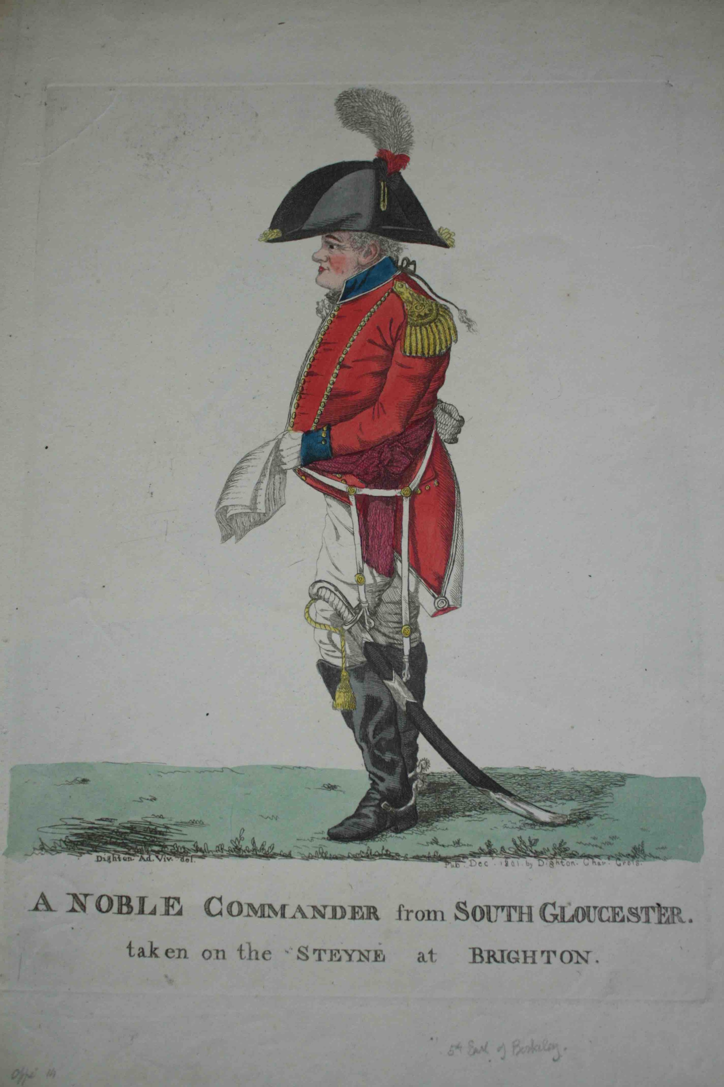 Robert Dighton (1752-1814). Nineteen military and civilian caricatures, circa 1810. Etched and - Image 4 of 7