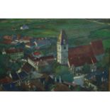 Archibald Eliot Haswell-Miller (British, 1887–1979). Watercolour painting of Wachau, Austria.