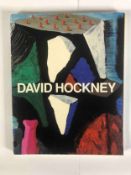 David Hockney by Marco Livingstone. Hand signed on the title page by Hockney. Published 1992 by