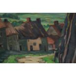 M. Robinson. Oil on board. Signed to the reverse. H.38 W.44 cm.