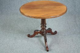 Occasional table, Victorian mahogany. H.54 W.62 D.52cm.