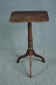 Occasional table, early 19th century mahogany. H.75 W.45 D.34cm.