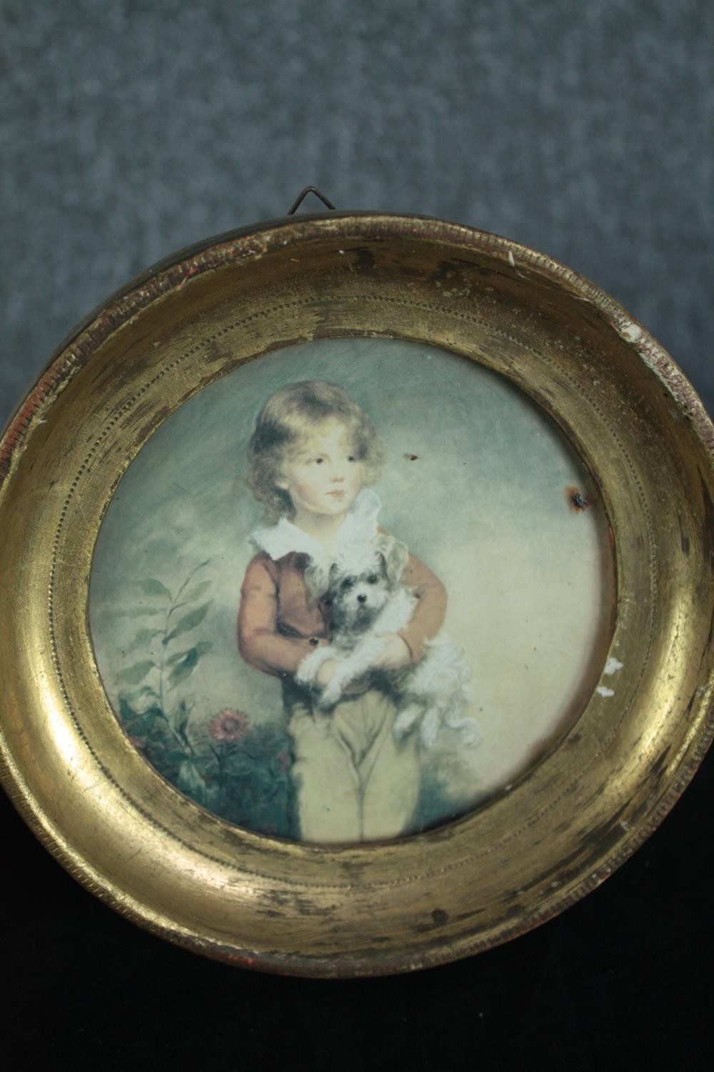 Two portrait prints of children in oval frames. One by Thomas Lawrence. Dia.17cm. (each) - Image 3 of 6