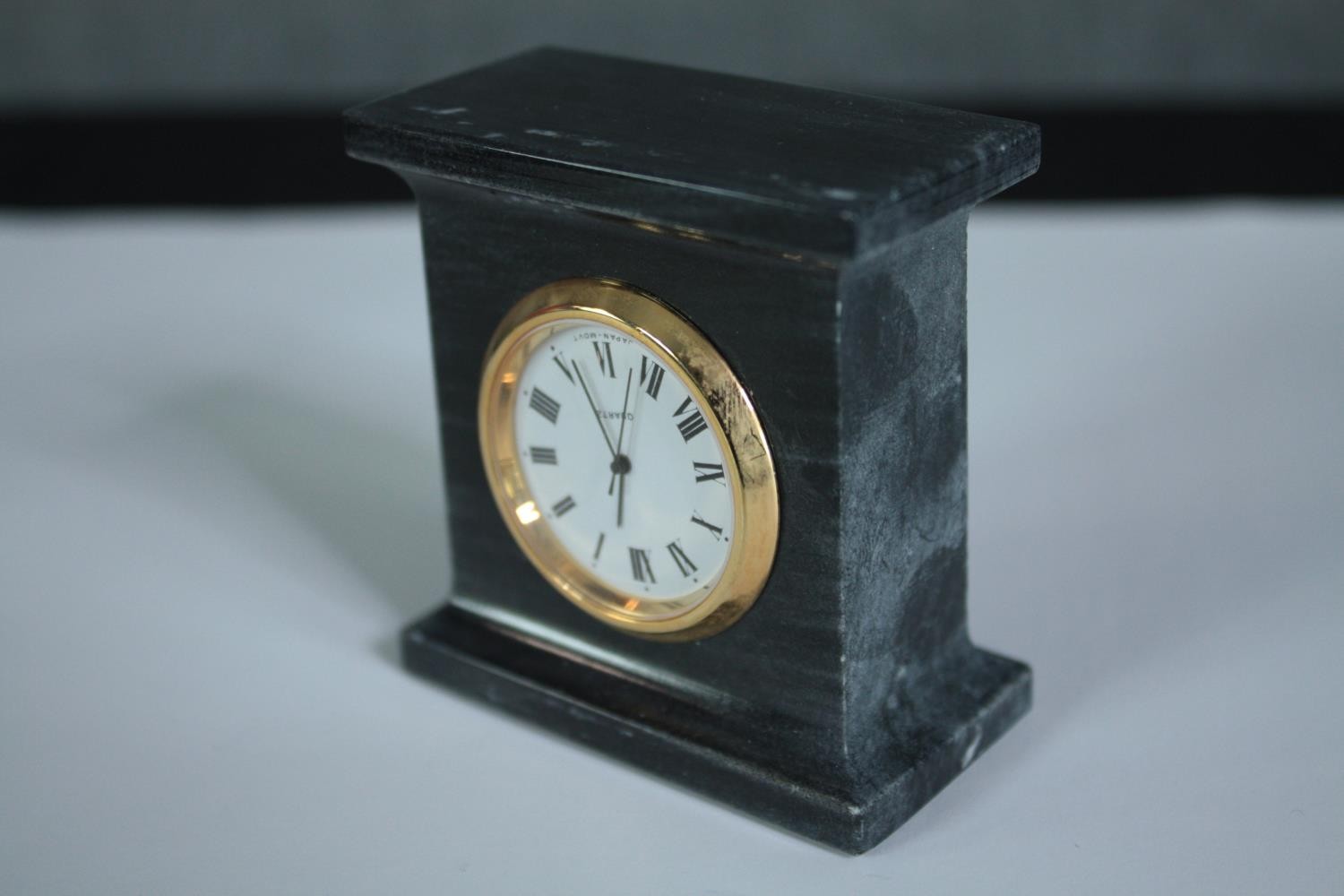 A collection of watches and a small mantel clock. H.6 W.6 D.3cm. - Image 5 of 6