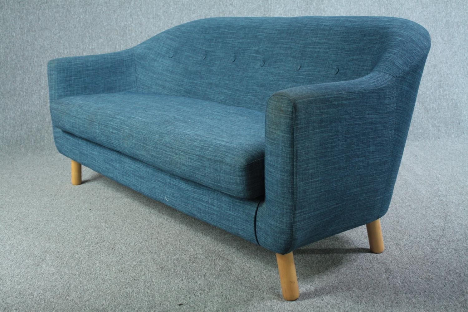 Sofa, contemporary mid century style. H.74 W.170 D.74cm. - Image 4 of 4