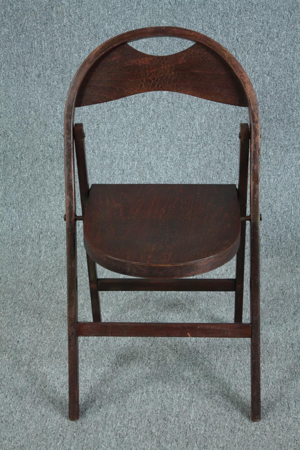 A set of six folding chairs from the Festival of Britain, each stamped to the underside. - Image 3 of 6