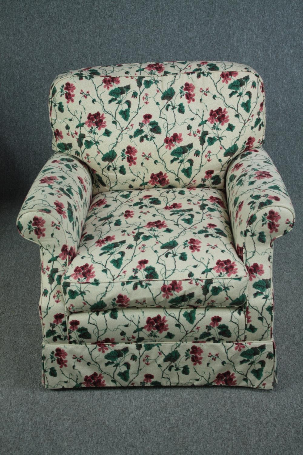 A pair of contemporary armchairs. H.80 W.84cm. (each) - Image 2 of 5