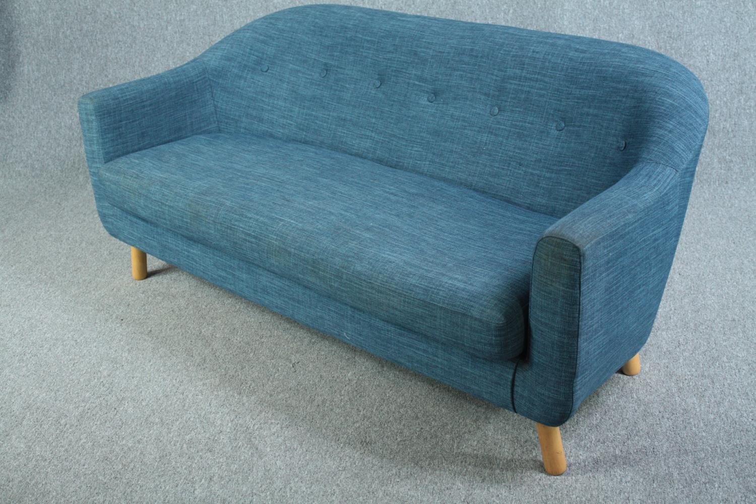 Sofa, contemporary mid century style. H.74 W.170 D.74cm. - Image 3 of 4