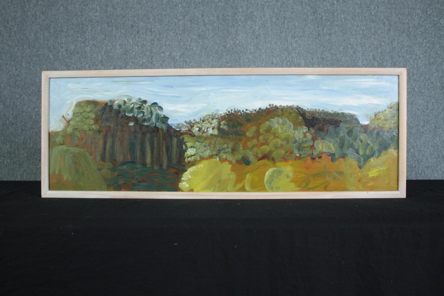 Andrew Hmelnitsky (Australian). Titled 'Chillingham'. Landscape. Framed. Signed and inscribed to the - Image 2 of 6