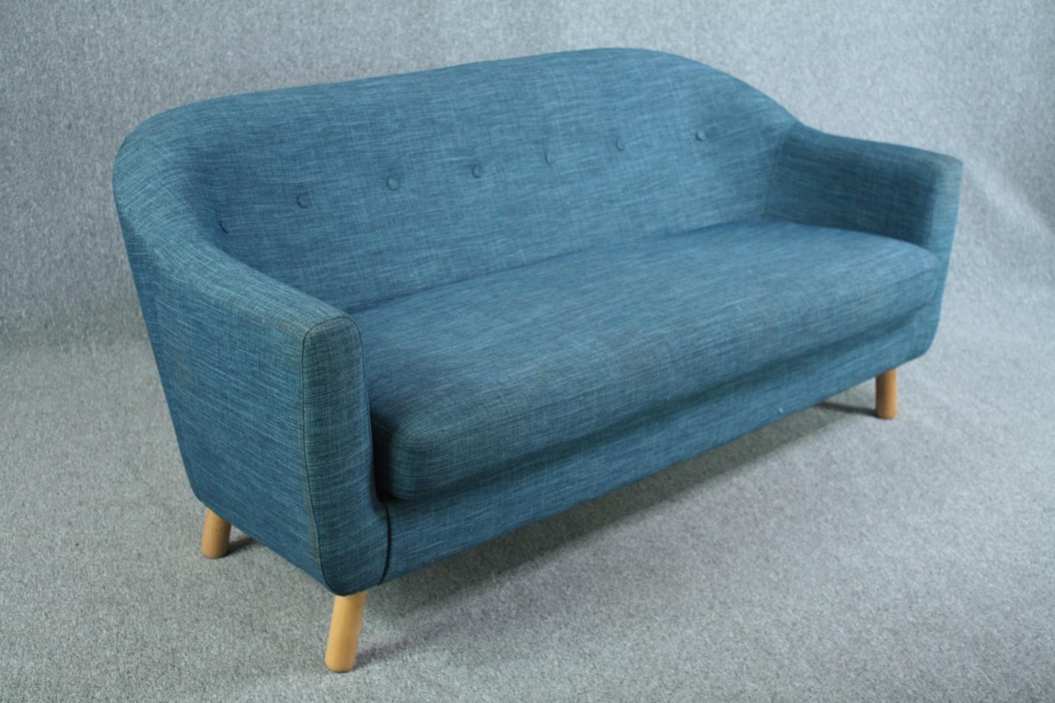 Sofa, contemporary mid century style. H.74 W.170 D.74cm. - Image 2 of 4