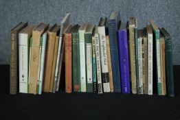 A mixed collection of poetry books including a signed copy of Carol Ann Duffy's 'Christmas Poems'
