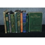 A collection of late Victorian literature including the first American edition of Rudyard Kipling'