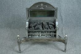 A modern electric fire made by Berry's. H.76 W.76 D.50 cm.