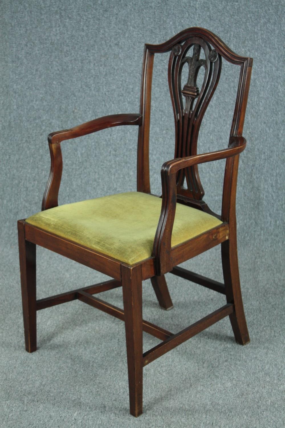 Armchair, 19th century mahogany. - Image 5 of 6