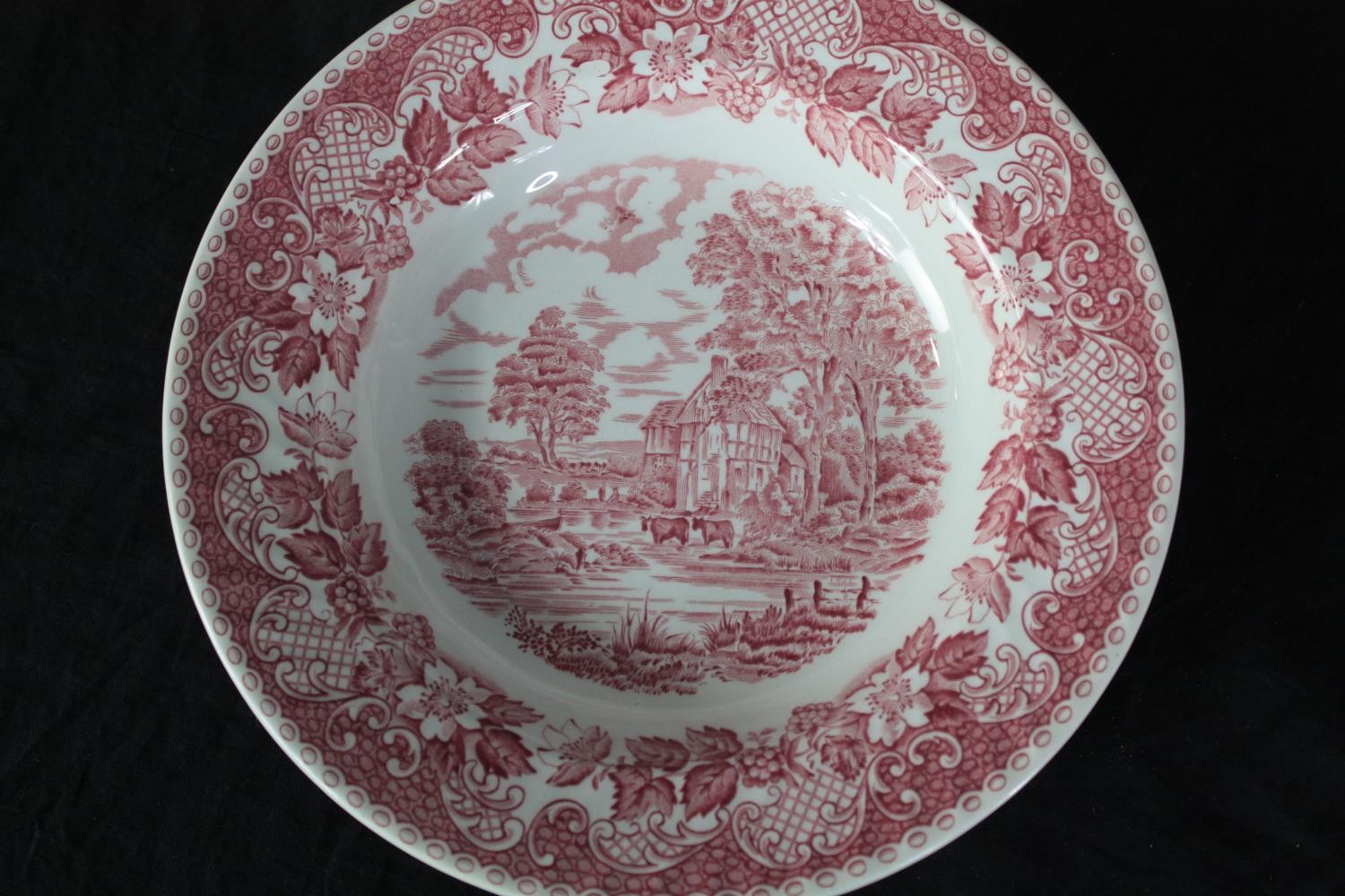 A collection of Wedgwood 'Avon Cottage' pattern dinner ware along with a set of Royal Imperial - Image 8 of 12