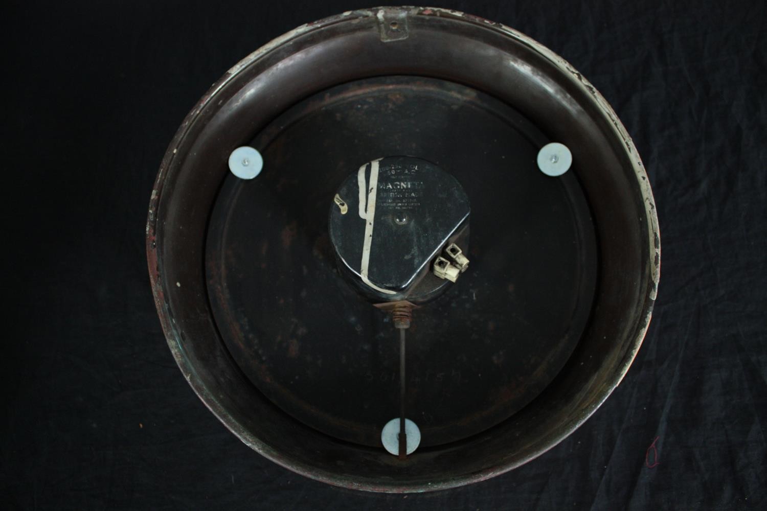 Magneta Electric London. Wall clock. Mains power supply operated. 200 250v. Probably 1940's but - Image 4 of 4