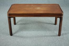 Coffee table, Georgian style mahogany. H.52 W.107 D.56cm.