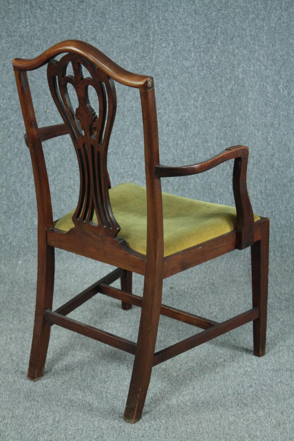 Armchair, 19th century mahogany. - Image 4 of 6