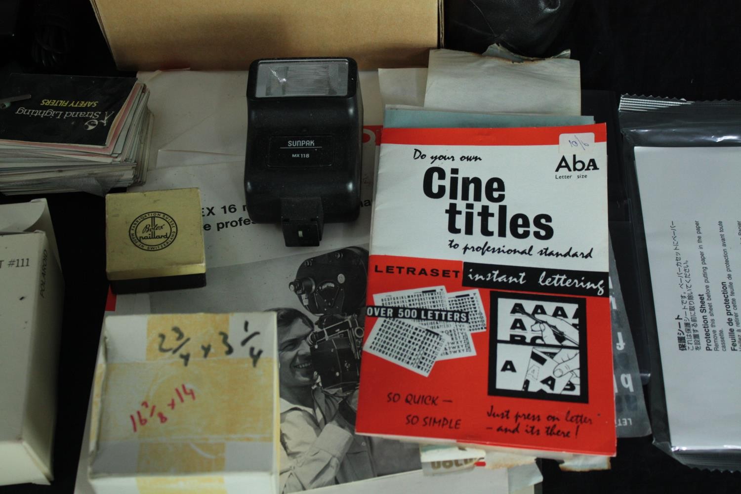 A collection of vintage camera, sound and printing equipment. - Image 4 of 4