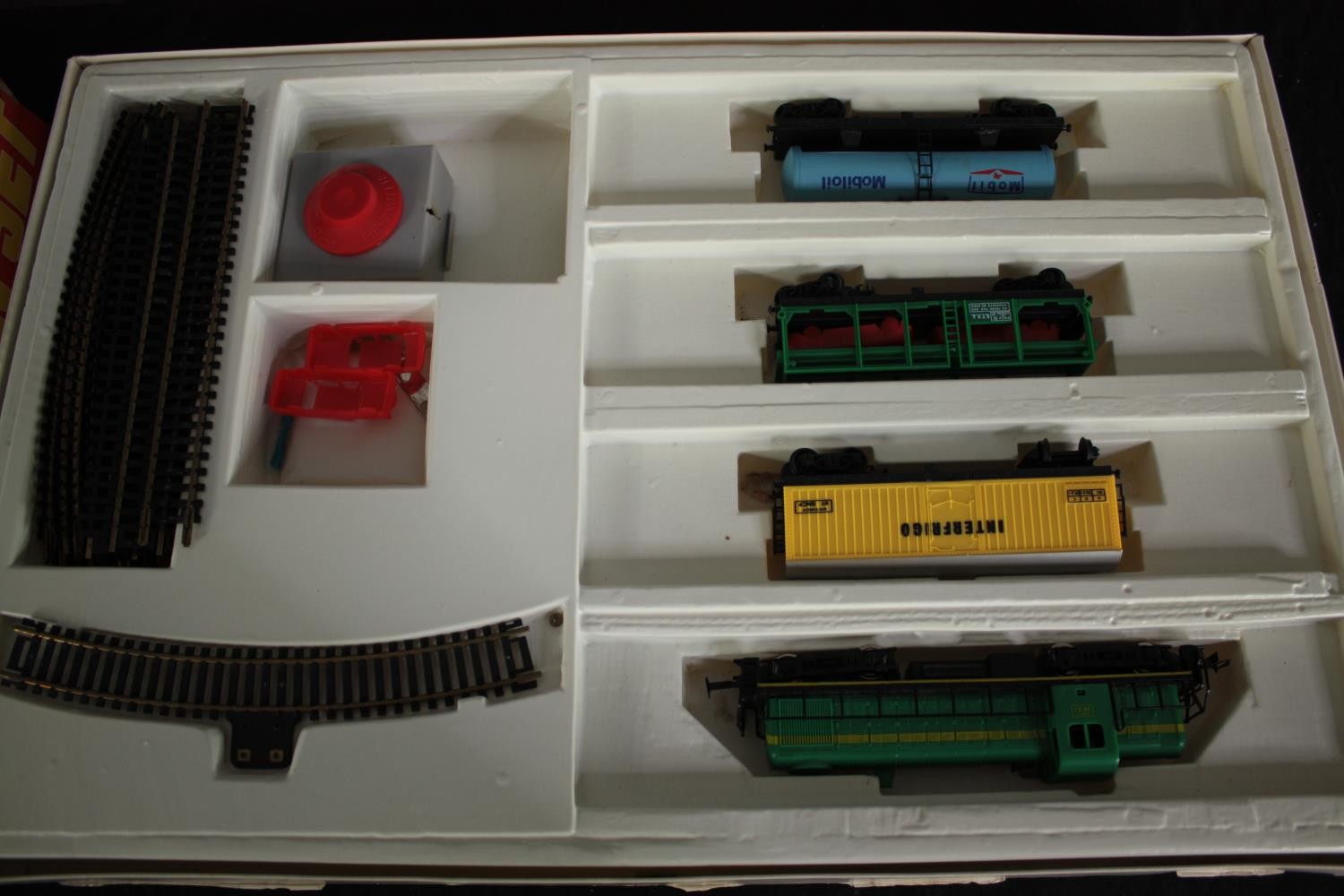 Two Mehano train sets. Continental goods. H.58 W.37cm. (each) - Image 3 of 10