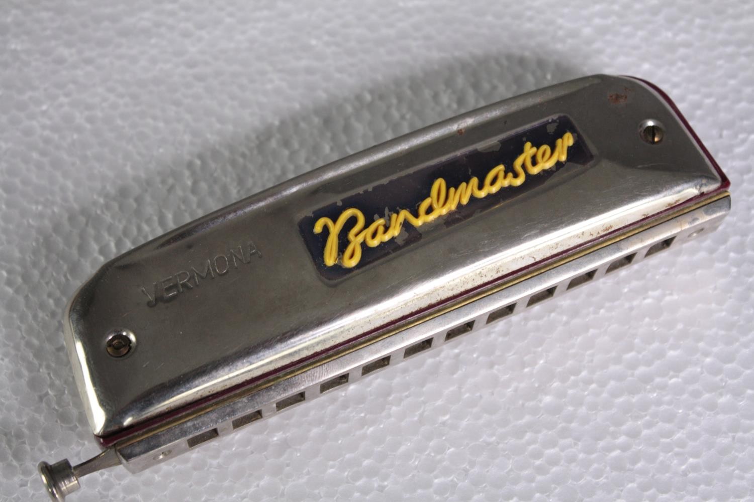 Two chromatic harmonicas made by Hohner and Bandmaster. L.22 W.6cm. (largest) - Image 2 of 6