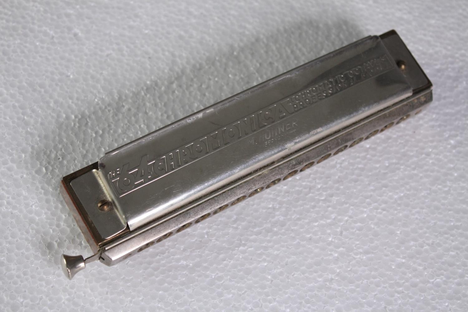 Two chromatic harmonicas made by Hohner and Bandmaster. L.22 W.6cm. (largest) - Image 5 of 6