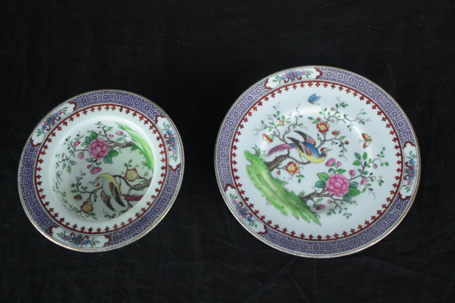 A collection of mixed porcelain to include a lattice Herend Hungary bowl. Dia.25cm. (largest) - Image 2 of 11