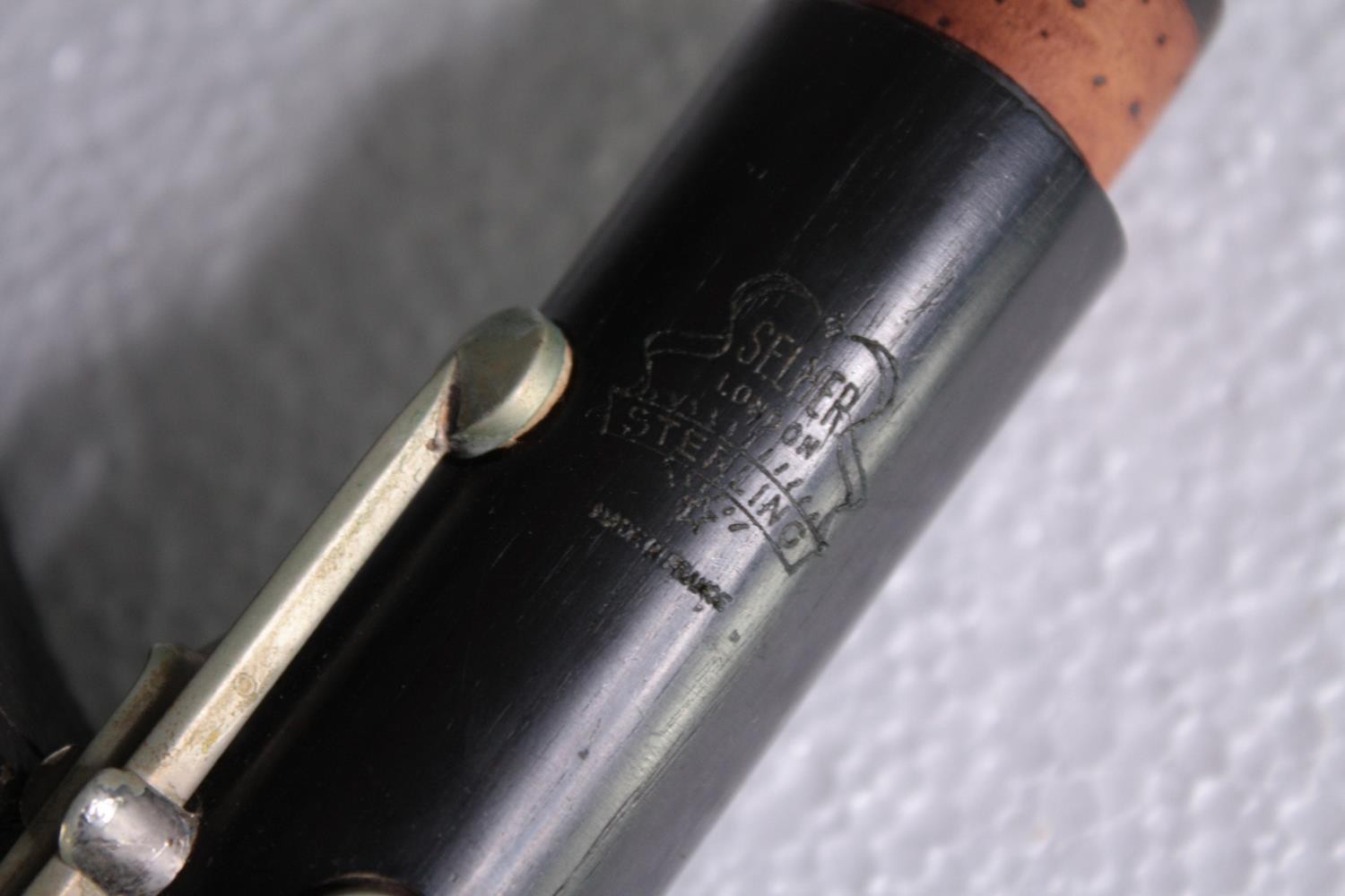 A Selmer Sterling clarinet. 'Made in France'. In a fitted case. H.35 W.20cm. Case) - Image 3 of 4