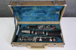 Clarinet made by Leblanc, Paris. Stamped Leblanc and in a Yamaha fitted case. L.35 W.20cm. (case)