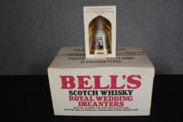 Bell's Whisky. A case of six unopened presentation decanter bottles. Special edition issued 1986
