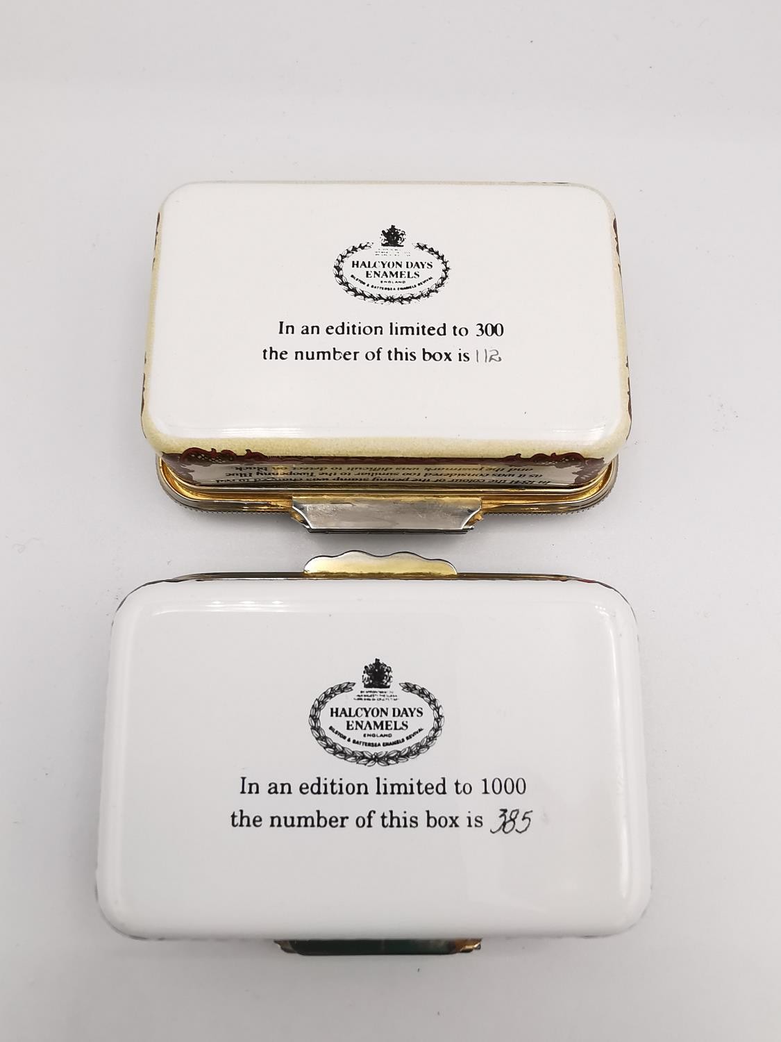 A collection of silver plate, enamel and inlaid 19th and 20th century stamp boxes, including a - Image 7 of 15