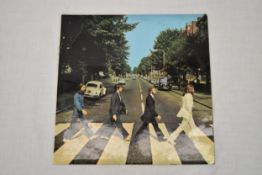 Beatles, Abbey Road. UK first pressing. Rare LP cover with misprints. Good condition,