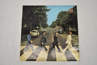 Beatles, Abbey Road. UK first pressing. Rare LP cover with misprints. Good condition,